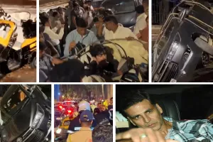 अक्षय कुमार की कार हादसे का शिकार, सुरक्षित है एक्टर