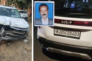 जयपुर में तेज रफ्तार का कहर : चाट के ठेले में घुसी बेकाबू कार, एक की मौत, एक गंभीर घायल