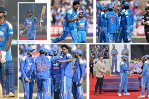 भारत ने न्यूजीलैंड को 4 विकेट से हराया : विराट शतक से चूके, कप्तान गिल का अर्द्धशतक