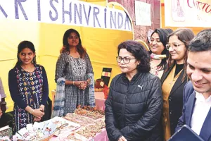 पूर्णिमा यूनिवर्सिटी में मैनेजमेंट फेस्ट : कैंपस बना स्टूडेंट्स के एंटरप्रेन्योरशिप और क्रिएटिविटी का मंच, अनोखी थीम वाली लगी स्टॉल्स  