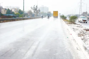 अजमेर-दिल्ली एक्सप्रेस हाईवे पर हादसे का रंग : सड़क हादसे की यह खामोश कहानी, बर्फ का भ्रम