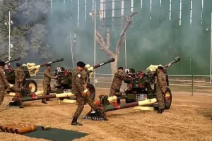गणतंत्र दिवस समारोह में सेना की स्वदेशी तोपों से दी गई राष्ट्रीय ध्वज को सलामी, देश की रक्षा निर्माण क्षमता को किया प्रदर्शित