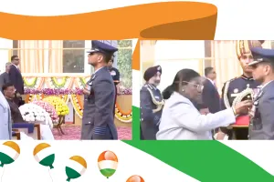 राष्ट्रपति मुर्मू ने किया ग्रुप कैप्टन शुक्ला शांतिकाल के सर्वोच्च वीरता पुरस्कार अशोक चक्र से सम्मानित, अंतर्राष्ट्रीय अंतरिक्ष स्टेशन जाकर रचा था इतिहास