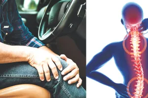 जाम कर रहा सेहत पर वार : बार-बार क्लच-ब्रेक दबाने और गड्ढेदार सड़कों ने घुटनों, कमर और स्पाइन को किया कमजोर 