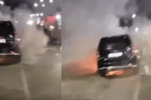 चलती एक्सयूवी में लगी भीषण आग : पति-पत्नी ने सूझबूझ दिखाते हुए समय रहते बाहर कूदकर बचाई अपनी जान, जानें पूरा मामला 