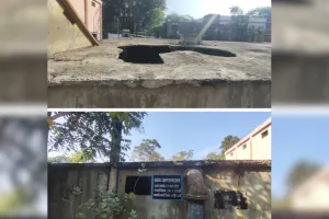खतरा बैठा ग्राउंड वाटर टैंक में...कोई जानवर गिर जाए तो निकालना भी मुश्किल