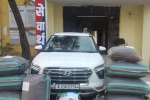 ऑपरेशन रूट क्लियरेंस के तहत कार से 177 किलो 300 ग्राम डोडा चूरा बरामद; दो अन्तरराज्यीय तस्कर गिरफ्तार,पूछताछ जारी 