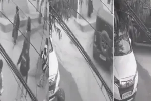 जयपुर में रफ्तार का कहर : ब्लैक थार ने कॉलोनी में मचाया आतंक, चार कारें तोड़ीं ; लोगों को कुचलने की कोशिश