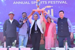 राष्ट्रीय आयुर्वेद संस्थान में वार्षिक खेल महोत्सव ‘तरंग 2026’ का शुभारंभ, 14 फरवरी से 23 फरवरी तक आयोजित वार्षिक खेल महोत्सव का शुभारम्भ किया राष्ट्रीय आयुर्वेद संस्थान के कुलपति प्रोफेसर संजीव शर्मा ने 