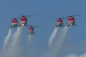 सारंग हेलीकॉप्टर डिस्प्ले टीम जयपुर के आसमान में बिखेरेगी रोमांच, अंतिम प्रदर्शन 22 फरवरी को आयोजित 