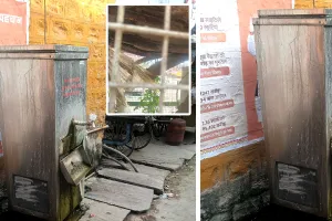 जर्जर वाटर कूलर स्टैंड से हादसे की आशंका, ग्रामीणों ने की शीघ्र मरम्मत की मांग