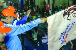 भजनलाल शर्मा ने टाइगर मैराथन को दिखाई झंडी, विभिन्न देशों के धावक एवं प्रतिभागियों ने लिया भाग