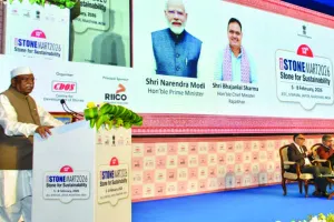 इण्डिया स्टोनमार्ट का समापन समारोह : सुरक्षित खनन के साथ पर्यावरण और पारिस्थितिकी संतुलन पर भी ध्यान देना जरूरी, बागड़े ने पर्यावरण और पारिस्थितिकी संतुलन को प्राथमिकता में रखकर कार्य करने का किया आह्वान