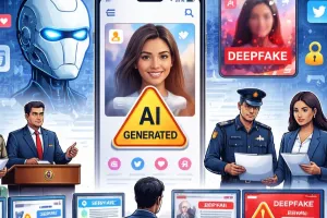 आज से एआई वीडियो पर सख्ती AI-Generated का लेबल अनिवार्य: नए आईटी एक्ट में एआई वीडियो, फर्जी और डीपफेक कंटेंट पर लगेगी लगाम, सरकार ने 10 फरवरी को जारी किए थे नए नियम