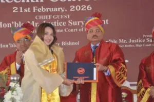 एनलयू जोधपुर का दीक्षांत समारोह : 176 विद्यार्थियों को मिलीं उपाधियां, दिग्गज हस्तियों ने शिरकत की और युवा कानूनविदों का किया मार्गदर्शन 