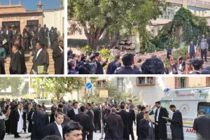 हाईकोर्ट को एक बार फिर बम से उड़ाने की धमकी : पुलिस ने अदालत परिसर कराया खाली, सभी सुनवाई स्थगित