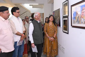 45वीं छात्र कला प्रदर्शनी का शुभारंभ: युवा कलाकारों को मिला सम्मान; राजस्थान ललित कला अकादमी में आयोजित हुआ उद्घाटन एवं पुरस्कार वितरण समारोह