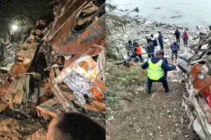 नेपाल में भीषण हादसा: त्रिशुली नदी में बस गिरने से 18 लोगों की दर्दनाक मौत अन्य 25 घायल, बचाव और राहत कार्य जारी