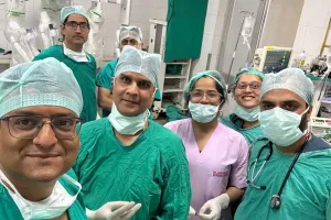 एसएमएस अस्पताल में रोबोटिक तकनीक से किया जटिल ऑपरेशन : डॉ. अमित गोयल के मार्गदर्शन में मिली सफलता, सांस लेने में तकलीफ से ग्रसित था मरीज