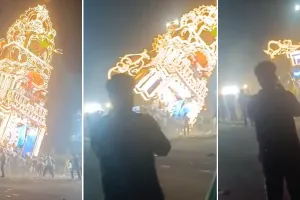 तमिलनाडु के वेल्लोर में भयावह हादसा: मायाना कोल्लई उत्सव के दौरान 60 फीट ऊंचा रथ पलटने से 7 लोगों की मौत