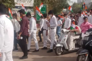 दांडी मार्च में शामिल हुए अशोक गहलोत, वर्तमान राजनीतिक हालातों पर जताई चिंता