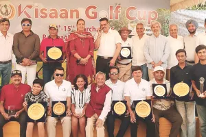 पांचवां किसान गोल्फ कप संपन्न : अभ्युदय, कुणाल, हृदयान, मनीष व आलोक ने जीते खिताब 
