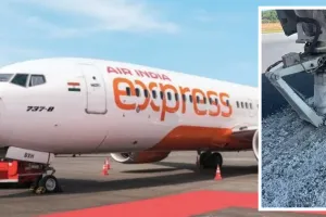 एयर इंडिया के विमान की हार्ड लैंडिंग : रनवे पर निकला अगला पहिया, सभी यात्रियों को सुरक्षित उतारा