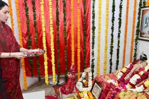 उपमुख्यमंत्री दिया कुमारी ने रामनवमी पर सिटी पैलेस में की पूजा-अर्चना, प्रदेशवासियों को दीं शुभकामनाएं
