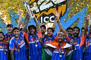 हम फिर चैंपियन : भारत तीसरी बार टी-20 वर्ल्ड चैंपियन, न्यूजीलैंड को फाइनल में 96 रनों से हराया