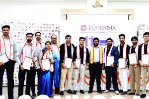 पूर्णिमा कॉलेज का दीक्षांत समारोह : 514 विद्यार्थियों को मिली डिग्रियां, राठौड़ बोले- आज के दौर की तकनीकों के साथ रहे अपडेट