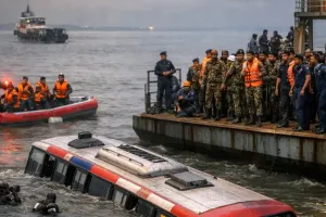 बांग्लादेश में भीषण हादसा: पद्मा नदी में गिरी बस, 24 यात्रियों की मौत, बचाव और राहत कार्य जारी