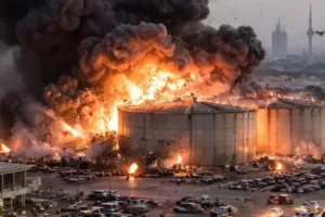 कुवैत अंतरराष्ट्रीय हवाई अड्डा के ईंधन टैंक पर ड्रोन हमला, सशस्त्र बल हाई अलर्ट पर