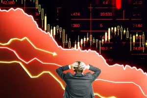 घरेलू शेयर बाजारों में लगातार दूसरे दिन बड़ी गिरावट, सेंसेक्स 1,353 अंक टूटकर 77,556 पर बंद, निवेशकों के लाखों करोड़ों रूपए स्वाहा