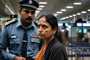 मुंबई एयरपोर्ट पर विमान में बम की सूचना से लोगों में दहशत : आरोपी के चिल्लाने से कर्मचारियों में हड़कंप, बम की अफवाह फैलाने वाली महिला गिरफ्तार 