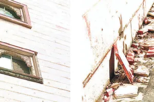 आईपीडी की बिल्डिंग की खिड़कियों के टूटने लगे झरोखे ,कहां चला गया गुणवत्ता का काम