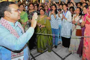 बिड़ला ऑडिटोरियम में आयोजित नारी शक्ति वंदन सम्मेलन : CM भजनलाल बोले- नारी शक्ति वंदन अधिनियम से बढ़ेगी महिलाओं की राजनीतिक भागीदारी