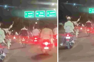 जयपुर-दिल्ली हाईवे पर बाइकर्स का आतंक : तलवारें लहराकर मचाया हुड़दंग, 7 आरोपी गिरफ्तार 