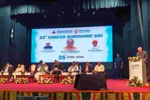 महावीर कैंसर अस्पताल में सर्वाइवर्स सम्मान समारोह : कैंसर से बचाव के लिए स्वच्छ पेयजल और मानसिक शांति आवश्यक, राधाकृष्णन ने कहा- केंद्र सरकार कैंसर के इलाज को लेकर गंभीर