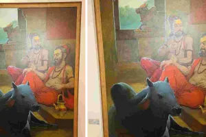 नंदी की खामोश गूंज में डूबा “रंग-ए-राजस्थान”: प्रदर्शनी बनी एक खास आकर्षण का केंद्र, चौथे दिन आध्यात्म, कला और भीड़ का अद्भुत संगम