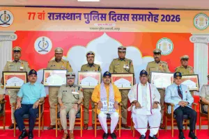 77वें राजस्थान पुलिस स्थापना दिवस पर मुख्यमंत्री का संबोधन : अपराध नियंत्रण पर दिया जोर, कहा- पिछले दो वर्षों में अपराधों में 18.77 प्रतिशत की आई कमी