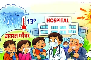 कभी बारिश-कभी सर्दी-गर्मी ने बिगाड़ा सेहत का मिजाज : पैर पसार रही बीमारियां, एसएमएस सहित अन्य अस्पतालों की ओपीडी में मरीजों की संख्या 30 फीसदी तक बढ़ी