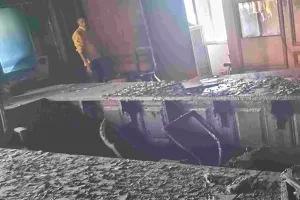 विद्युत विनियामक आयोग के कार्यालय में लगी आग : फर्नीचर और सामान जला, कोई जनहानि नहीं