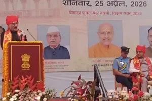 राजस्थान विश्वविद्यालय का दीक्षांत समारोह : राधाकृष्णन ने छात्रों को दिया निरंतर आगे बढ़ते रहने का संदेश, हर क्षेत्र में नए कीर्तिमान स्थापित कर रही बेटियां