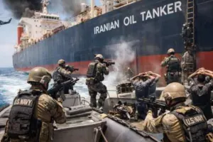 होर्मुज में भड़का तनाव: अमेरिकी सेना द्वारा जहाज को रोके जाने के बाद ईरान ने दी जवाबी कार्रवाई की चेतावनी, नाकाबंदी का उल्लंघन करने का प्रयास