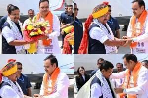 भाजपा के राष्ट्रीय अध्यक्ष नितिन नवीन जयपुर पहुंचे : सीएम भजनलाल शर्मा ने किया स्वागत, टोंक सहित 7 जिलों के भाजपा जिला ऑफिस का करेंगे उद्घाटन, कोर कमेटी की होगी बैठक 