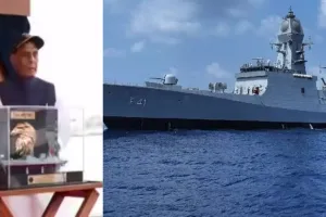 नौसेना के बेड़े में शामिल हुआ तारागिरी युद्धपोत : राजनाथ सिंह ने कहा-मजबूत और सक्षम नौसेना समय की आवश्यकता, ऊर्जा सुरक्षा होगी मजबूत