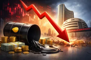 कच्चे तेल में तेजी से शेयर बाजारों में गिरावट जारी: सेंसेक्स 900 अंक से ज्यादा फिसला, इन शेयरों पर रखें नजर