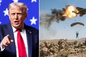 भारी गोलीबारी के बीच अमेरिका ने F-15E पायलट को ढूंढ निकाला: ट्रंप ने बताया किस हालत में है ईरान से रेस्क्यू किया गया पायलट 