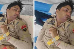 नाकाबंदी ड्यूटी से लौट रहे कांस्टेबल की दर्दनाक मौत, बाइक डिवाइडर से टकराई 