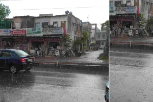 राजस्थान में मौसम ने ली करवट : तेज आंधी और बारिश से भीषण गर्मी से मिली राहत, अंधड़ के कारण दिन में ही अंधेरे में डूबा शहर